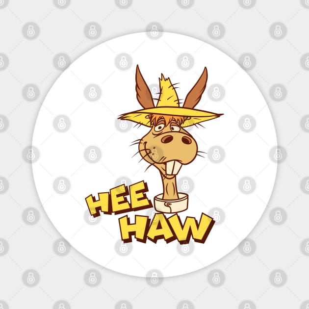 Hee Haw Magnet by asterami